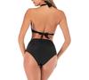 Two-piece swimsuit with high waist, push up, slimming, black M Two-piece swimsuit with high waist, push up, slimming, black M