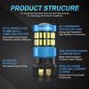 MAXGTRS 2x PW24W PWY24W No Error Free LED Yellow Front Turn Bulb Signals Lamp