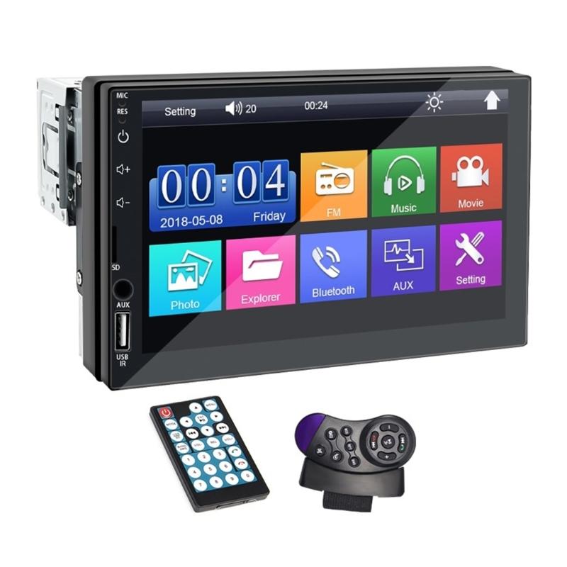 Universal Car Radio Stereo Aux Input Receiver AudioMP5 Multimedia Player 7 Inch