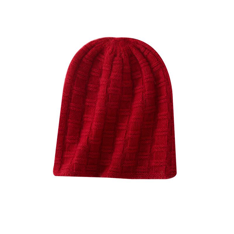 2025 Spring Women's High-End Cable Knit Cashmere Hat - Thick, Warm, and Stylish