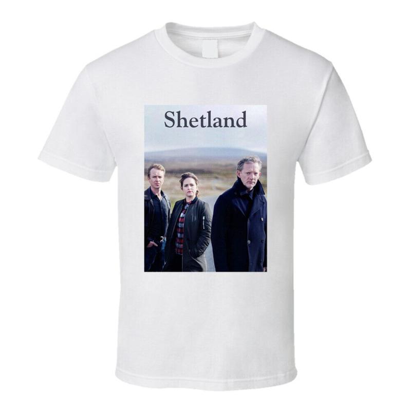 Shetland Popular Cop Show Tv Fan T Shirt S разноцветный