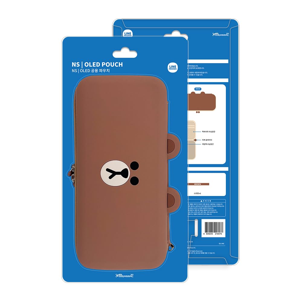 

Gamac LINE FRIENDS Organic EL Pouch Модель N-Switch®/N-Switch® [коричневый] коричневый