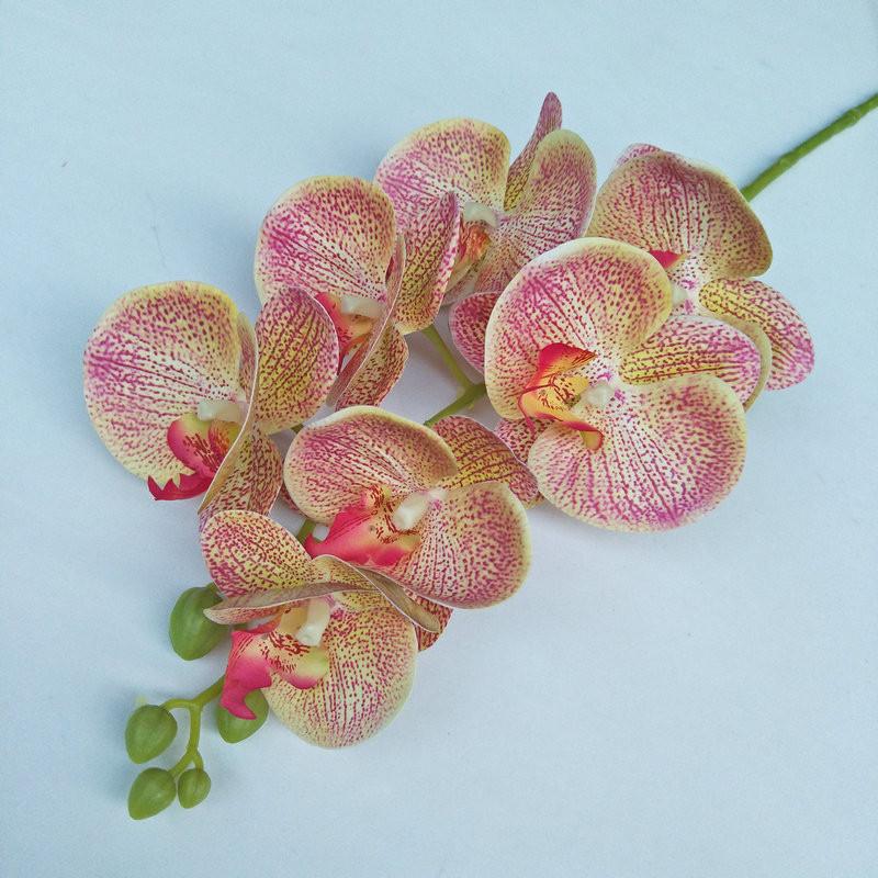 Phalaenopsis Artificial Orchid 3d Realistic Multi Stem For Home Wedding Decor
