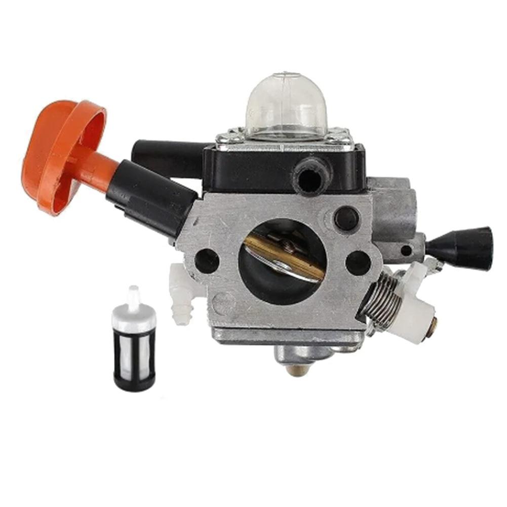 Lawn Care Garden Maintenance As Shown FS91 Carburetor Kit Efficient Fuel Mixture Sturdy Plastic And Metal Easy To Install