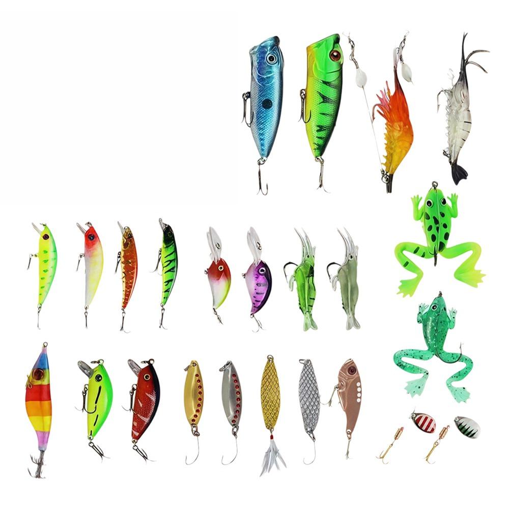 Fish Bait Fishing Advent Calendar Realistic Design Fishing Tackle Artificial Bait Birthday Gift