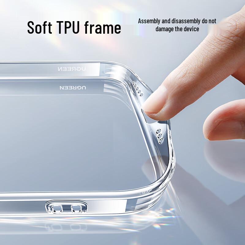 Ugreen iPhone 15 Pro Max Airbag Anti-Fall Clear Case