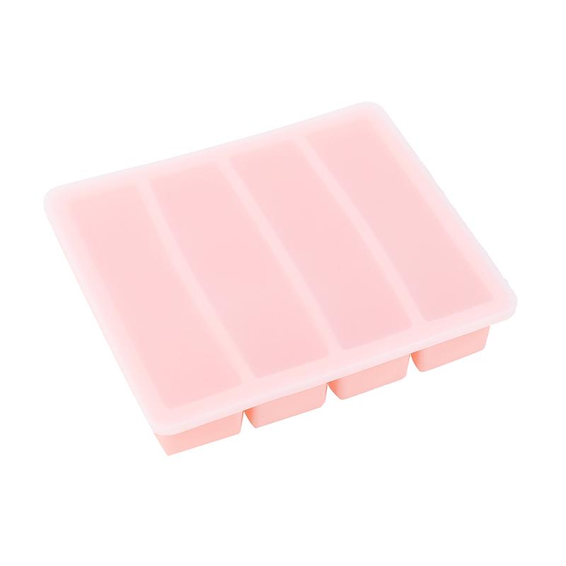 4 Grids Long Ice Cube Tray Mold Reusable Silicone Ice Cube Mold Bpa Free Ice Maker Food Grade Silicone Ice Cubes Mould