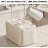 Dog food storage containers, airtight storage boxes for pet treats, semi-transparent dry food storage bins