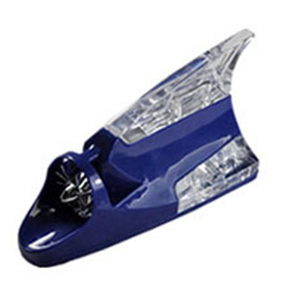 1pc Car Roof Car Truck Wind Powered LED Light Roof Light Fin Auto Safe Lamp Colorful Flash Wind Antenna Lamp
