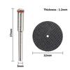 50Pcs 32MM Abrasive Cutting Disc with 4pcs Mandrels, Grinding Wheels for Dremel Accesories Metal Cutting Disc Rotary Tool