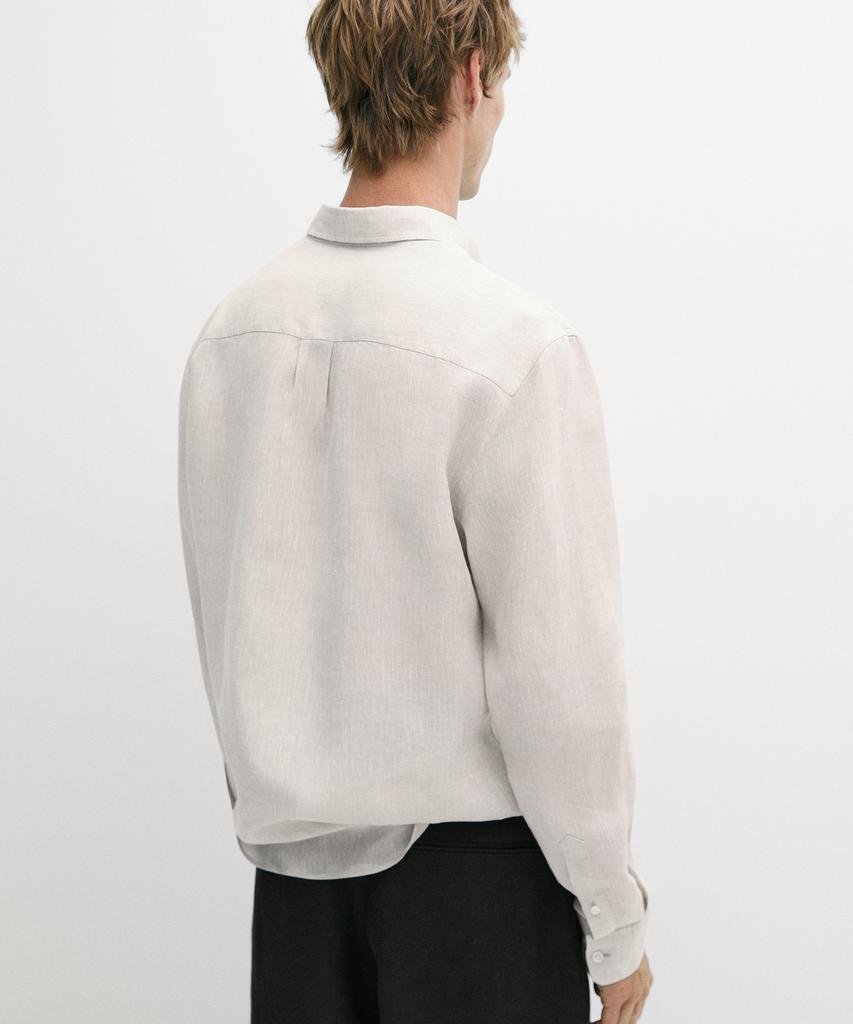 Masimodutti 100% Linen Regular Fit Shirt