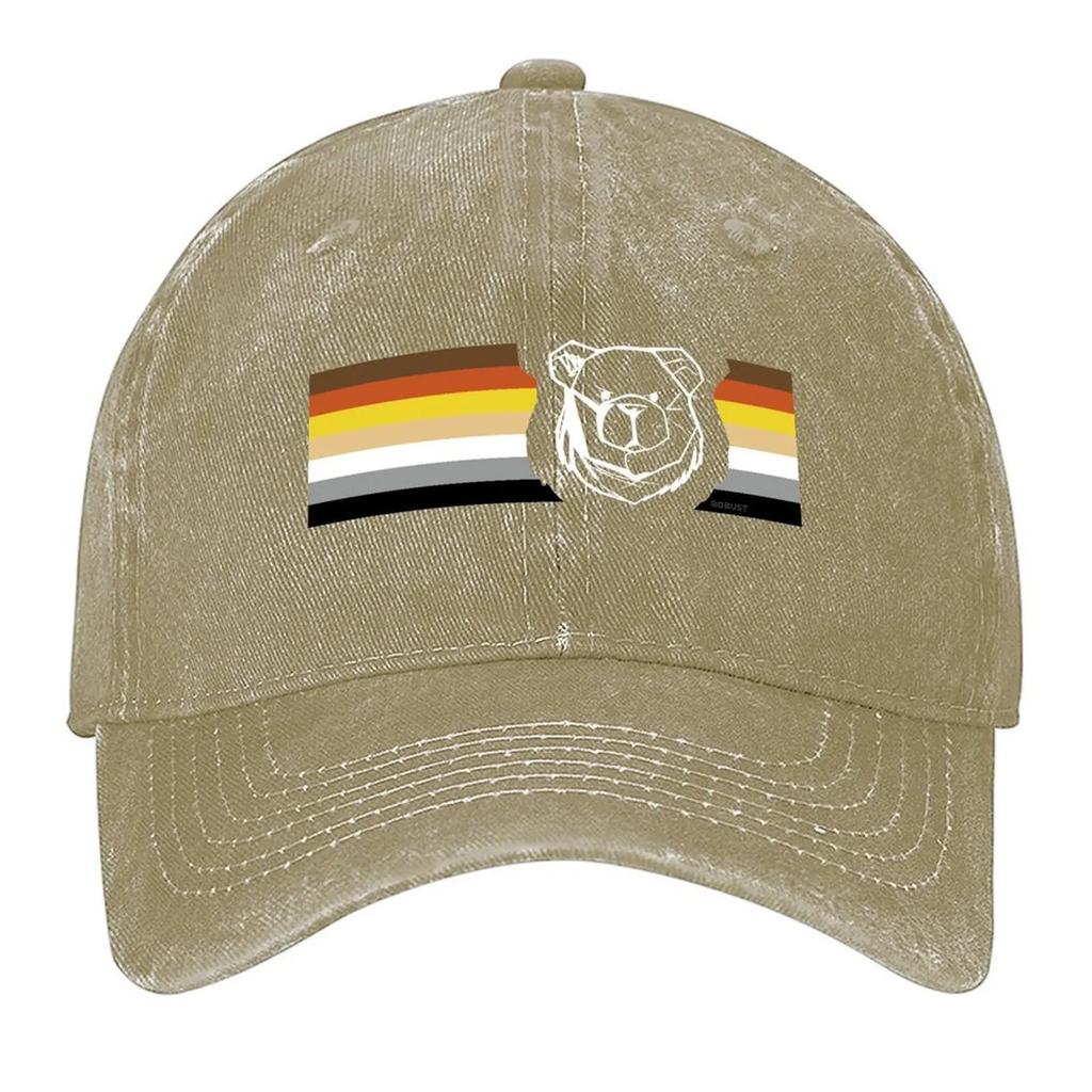 ROBUST BEAR BANDS WHITE COMMUNITY Baseball Cap Sunhat Uv Protection Solar Hat Golf Hat Unique hats Ladies Men's