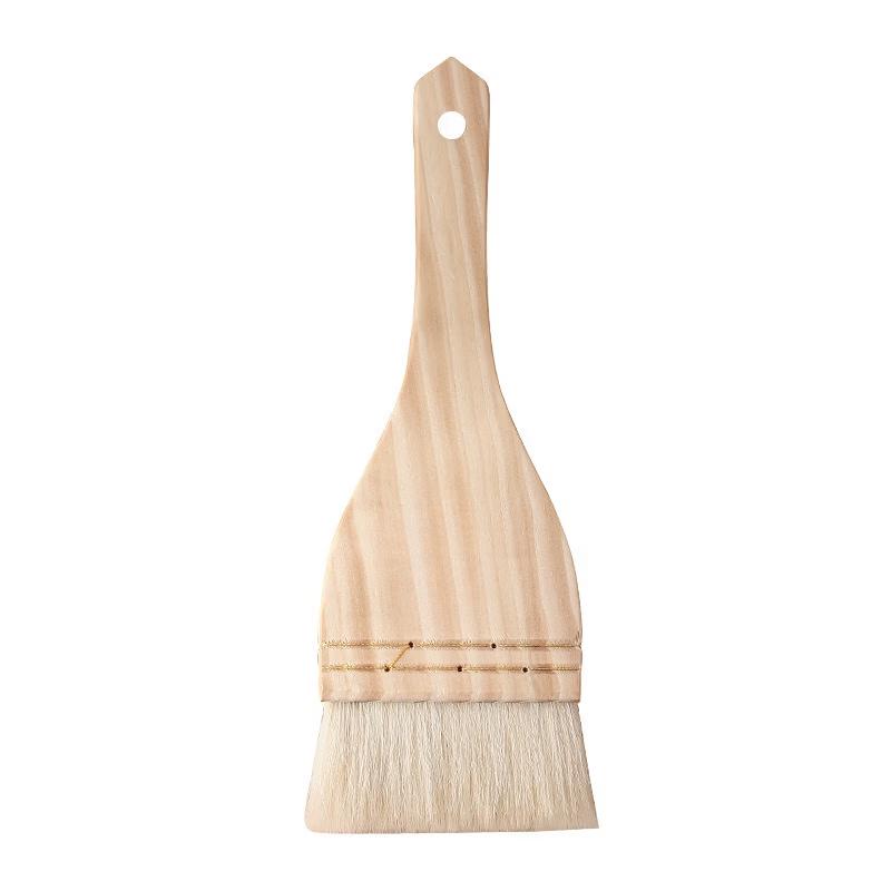 Wooden Handle Wool Pastry & BBQ Brush Set