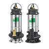Pompe d'évacuation et d'irrigation 220V, auto-amorçante, pour eaux usées, pompe submersible en acier inoxydable pour l'agriculture et le jardinage