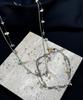 Monoflux Drift Stone Wave Double Chain Necklace