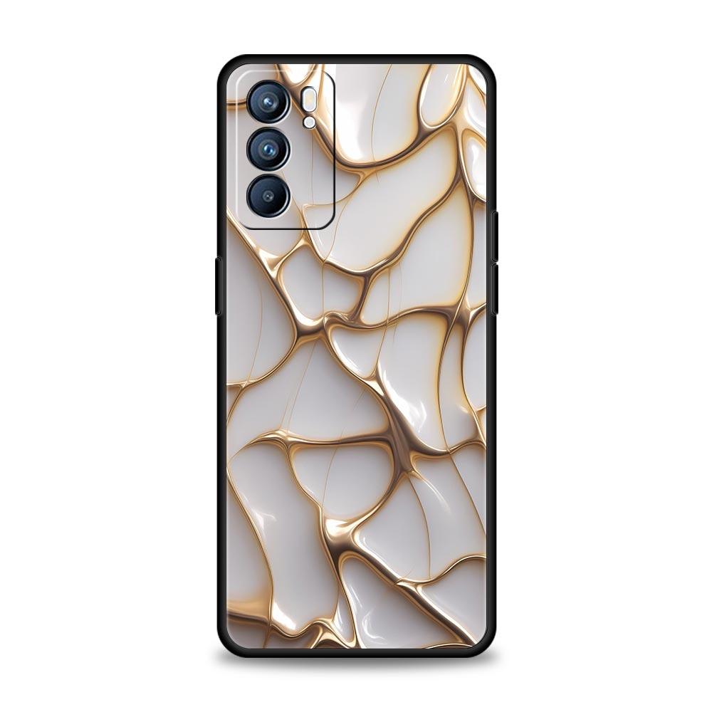 Folds Texture Phone Case For Oppo Reno 13 12 11 10 7 F Find X5 X6 A98 A80 A79 A78 A57 A54 A31 A17 Pro 5G Soft TPU Cover Fundas