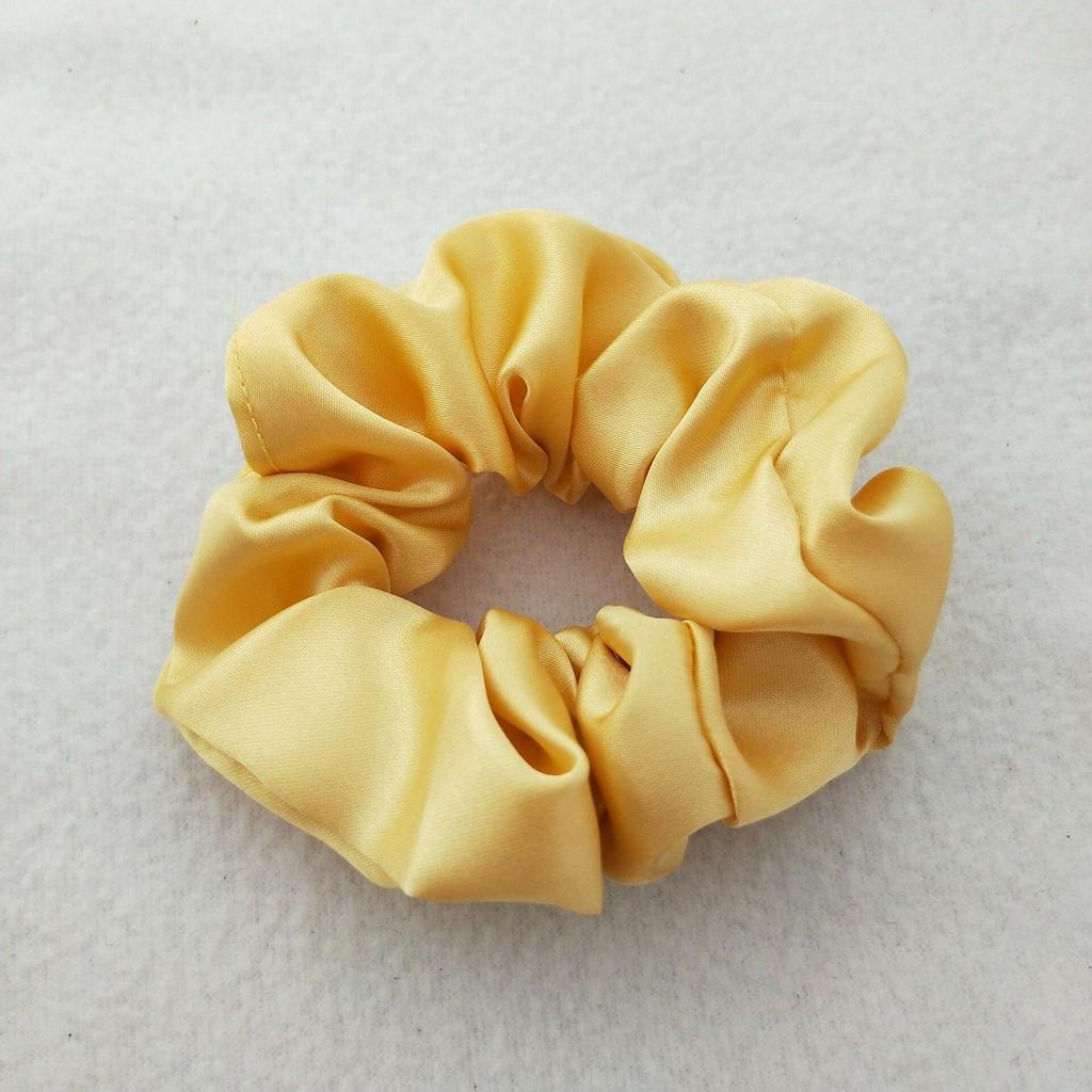 Satin Silk Hair Tie: High-End Women's Rubber Band for Elegant Buns