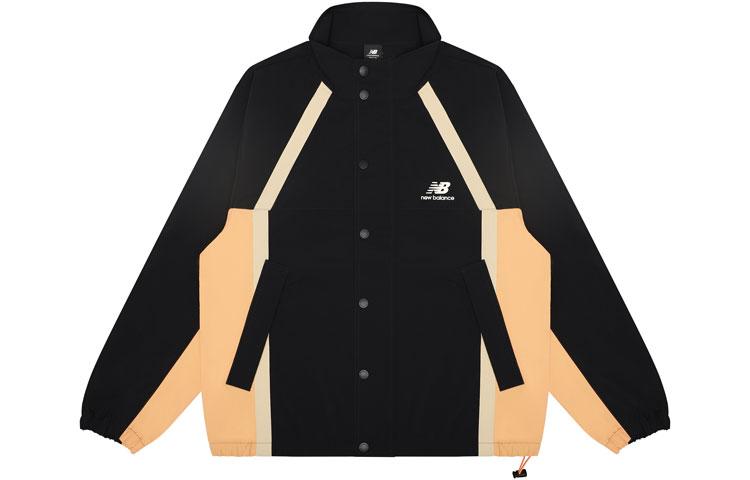 New Balance Jackets Men s Black Stand Collar Moderate Other AMJ13358-BK XL