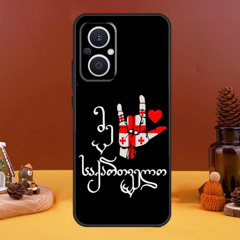Georgia Flag Case For OPPO Reno 4Z 5Z 8T 10 Pro 11 F 4 6 7 8 5 Lite OPPO Find X6 X5 Pro X2 X3 Lite Cover