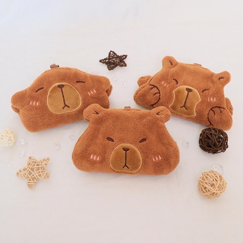 Capybara Patterned Children's Hand Towels Microfiber Absorbent Quick Drying Hanging Washcloths