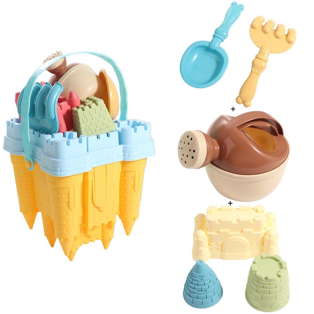 Summer Toys Beach Sand Toys Set Beach Accessories Castle Bucket Play Sand Set  Family Games
