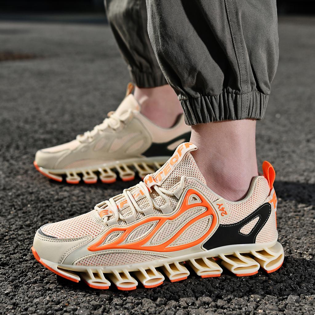 Fashion Fitness Men 'S Shoes Summer Mesh Breathable Sports Shoes Shock Absorption Soft Bottom Basketball Shoes Men 'S Casual Shoes