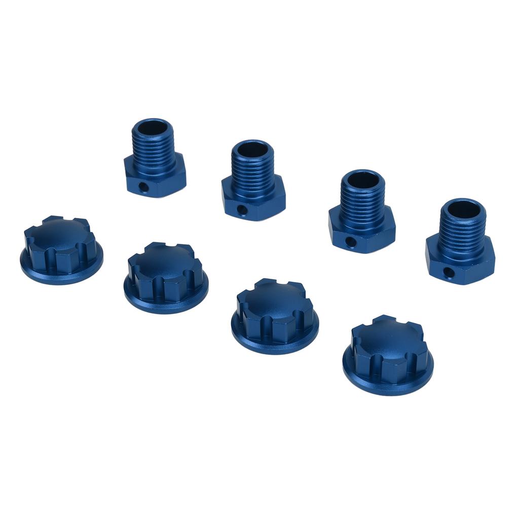 17mm RC Wheel Hubs Hex Kit Aluminium Alloy RC Wheel Hubs Adapter for TRAXXAS 1 10 Upgrade Blue
