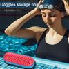 Swim Goggle-etui med glidelåslukking Lett beskyttelsesveske for briller Ventilert designbrilleboks for oppbevaring av svømmeutstyr