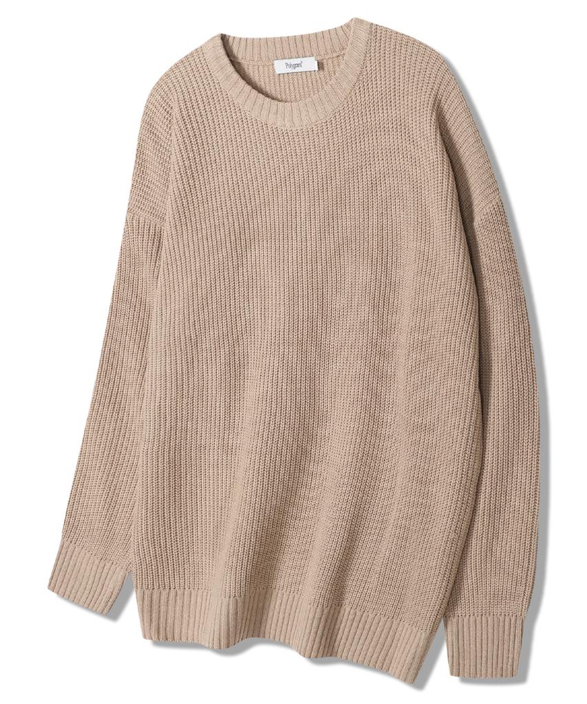POLYGRAM Daily Hazzi Oversized Round Knit - 6 Colors