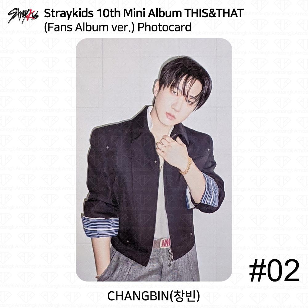 Stray Kids Il 10° Mini Album THIS&THAT Edizione Fan Album. Cartolina fotografica