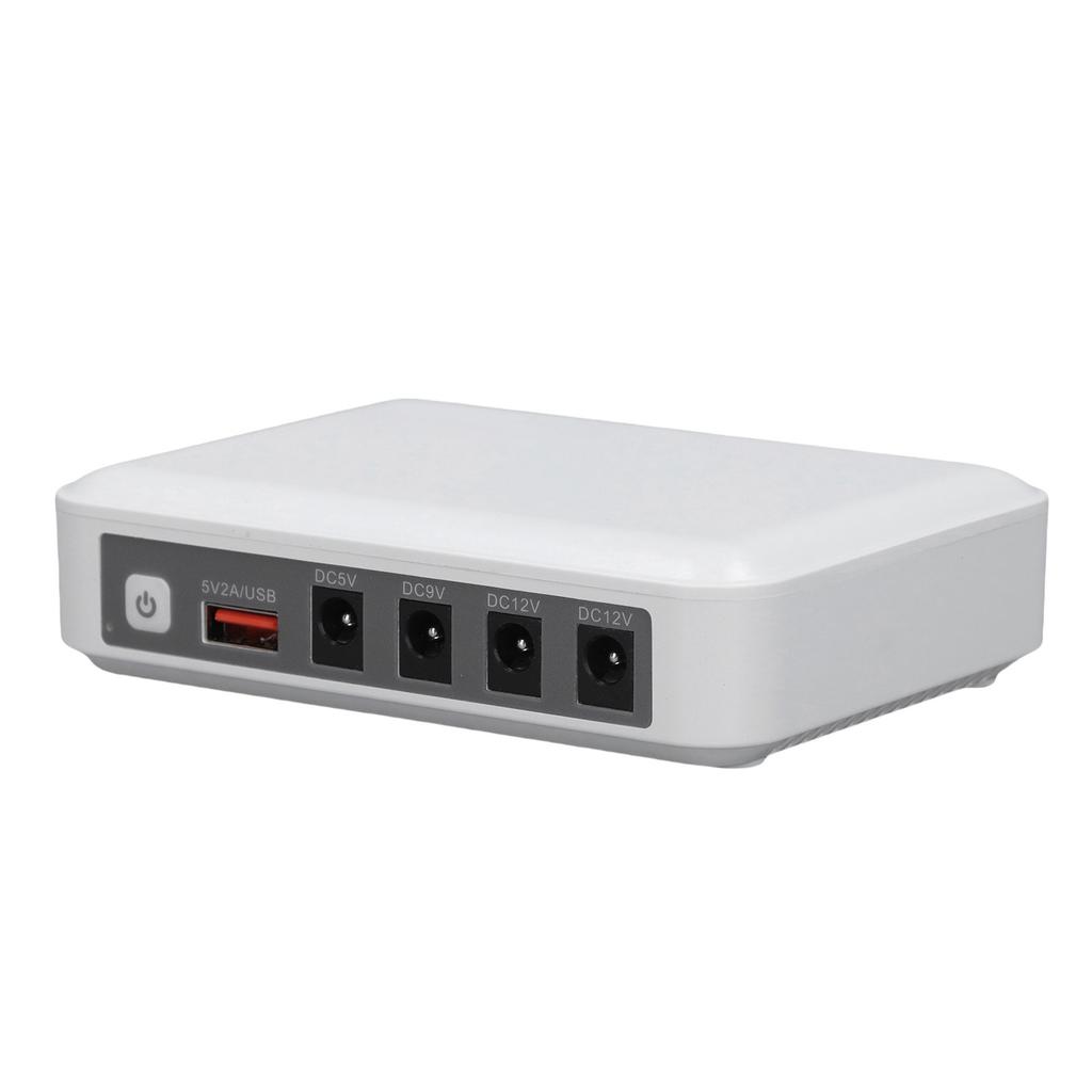 Mini UPS 6000mAh Large Capacity 5V 9V 12V Output Multiple Guards Router Uninterruptible Power Supply EU Plug