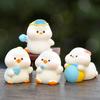 Resin Sea Animal Duck Sculpture For Indoor And Outdoor Creative Scenes