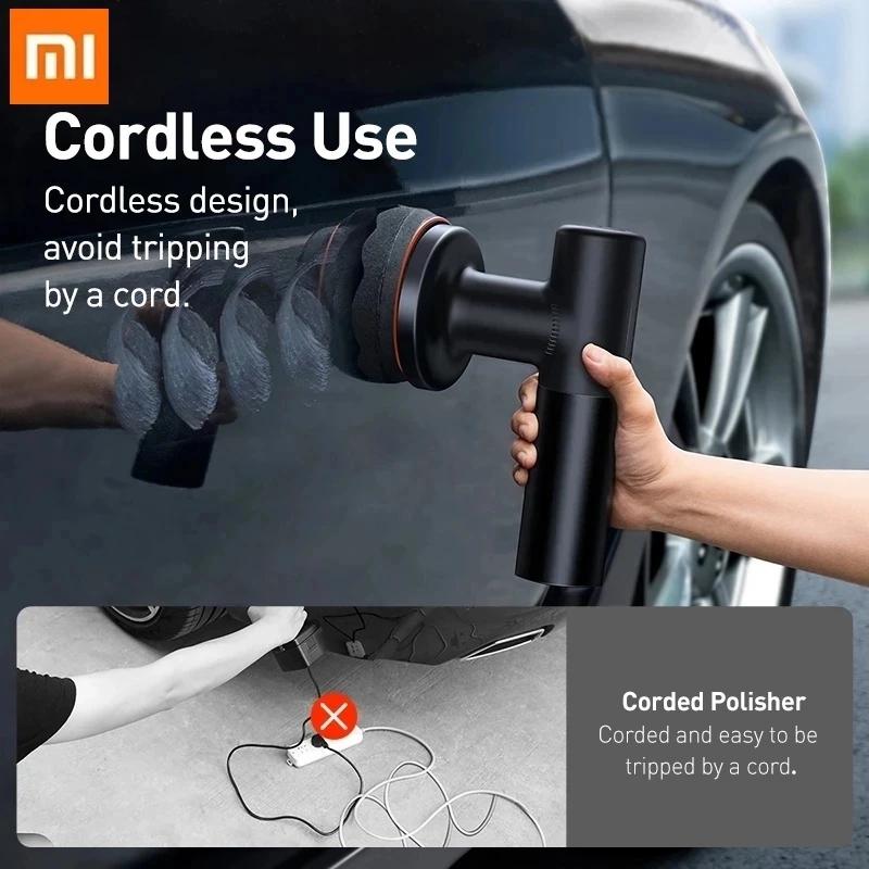 

Xiaomi Оригинальная полировальная машина Беспроводной инструмент для полировки Регулируемая скорость Автоматические инструменты для воска 3800 об / мин Портативный автомобиль
