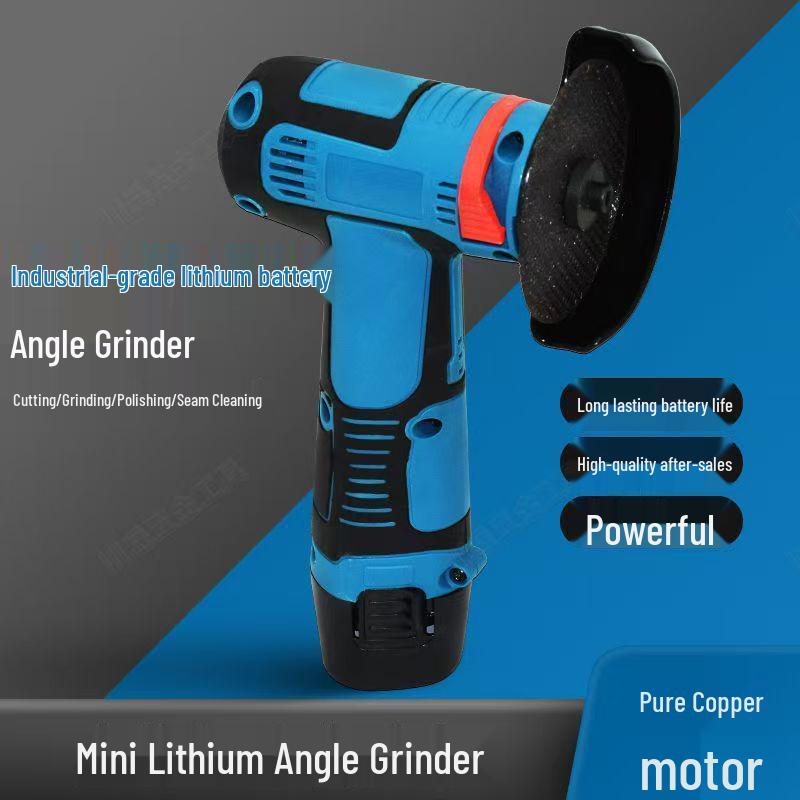 Compact Multifunctional Lithium Battery Mini Angle Grinder and Polisher