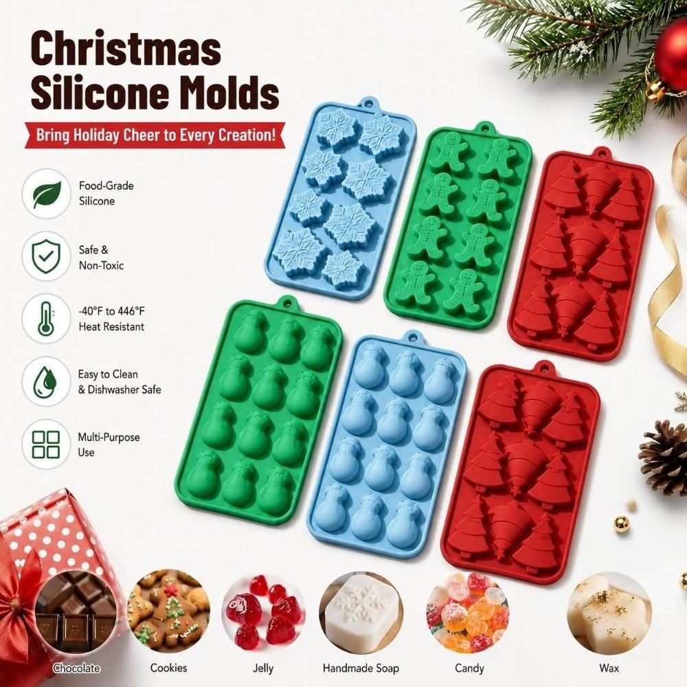 Silicone Cake Mold Heat-Resistant Jelly Mold Durable Chocolate Mold  Chocolate Jelly Pudding Making