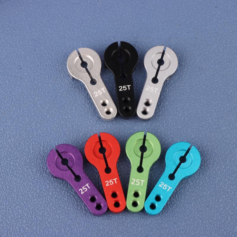 25T M3 Metal Rc Servo Horn Aluminum Arm Set For Mg995 Mg996R E9001 Futaba Savox Xcore Hl Hsp Powerhd Jx Spt Dspower Diy Car Toy