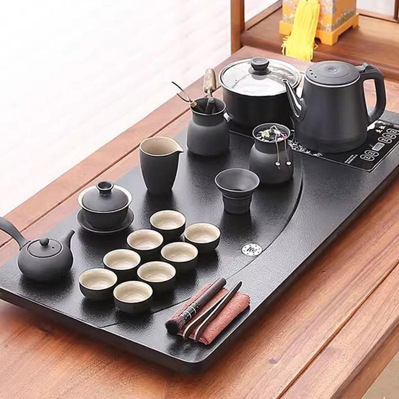Decorative Stone Tea Tray Table Ceremony Valet Plate Tea Tray Office Pot Chinese Living Room Tableware Bandejas Home Products