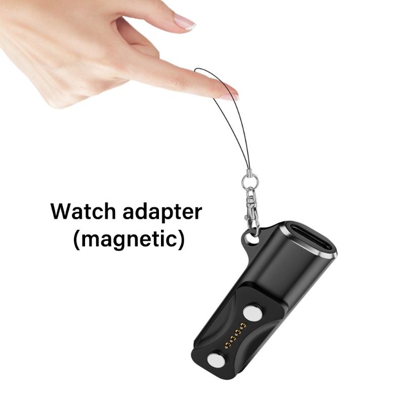 Easy Connection Travel Friendly Type C Magnetic Fast Charging Connector Adapter Head Suitable for Smartwatch Easy To Use