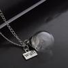 Dandelion Glass Fashion Bottle Girls Necklace Simple Decorative Accessories