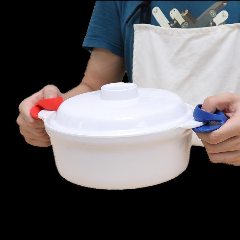 Microwave Heat Insulation Clamp Kitchen Silicone Heat Insulation Gloves Silicone Mini Anti-scalding Bowl Clamp Bowl Holder Tray Clamp