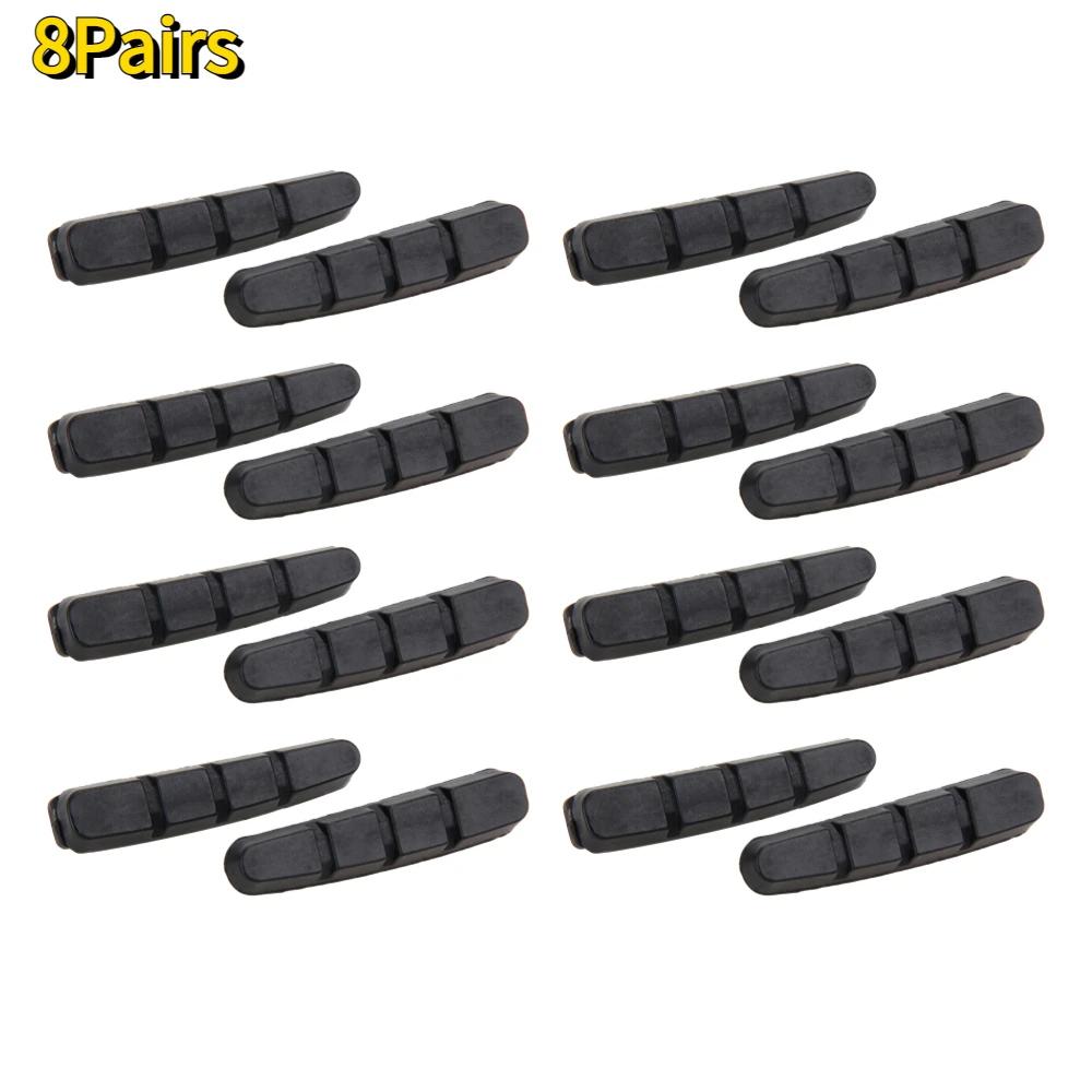 1-10 Par Landsvägscykel Bromsklossar Skor för Aluminiumfälgar Dura Ace Ultegra 105 Kassett Cykelbromsklossar Cykelbromsverktyg Del