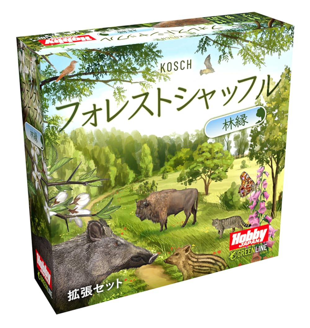 

HobbyJAPAN Лес Лесной край Японская версия 60 возраст 10 и Набор дополнений для настольной игры Перемешать (2-5 игроков, минут, до)