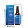 60ml 100% Pure Magnesium Oil Spray Non-GMO Relieve Muscle Body Pain Smoothes&Softens Skin For Better Sleep Quality