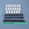 80Pcs Auto Side Sill Skirts Moulding Grommet Clips Fastening Screw Plug Rivets for BMW E36 316i 318i 318tds 323i 325tds 328i M3