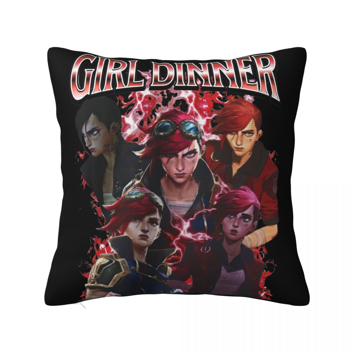 

Ви Джейс Кейтлин Виктор Иисус Севика Аркейн Наволочка Принт Чехол для подушки Декор Фильм Игра Наволочка Чехол Автомобиль 30x30cm 12x12in