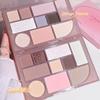 Nine To Five Makeup Pearl Matte Large Earth Colour Ten Colour Eyeshadow Palette Female