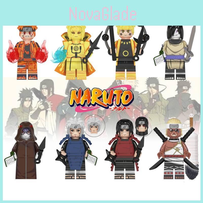 Naruto Ninja Building Blocks Toy Abs Plastic Small Granule Type 1-38 Pieces