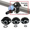 1Pc 32mm 25mm 20mm Pipe Clamp 1/2'' Female Thread Connector PVC PE Pipe Water Splitter Repair Reducing Coupling Fitting