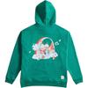 Coach Letter Logo Pattern Hooded Long Sleeve Sweatshirt Unisex Sweatshirt Green CL506-GRU