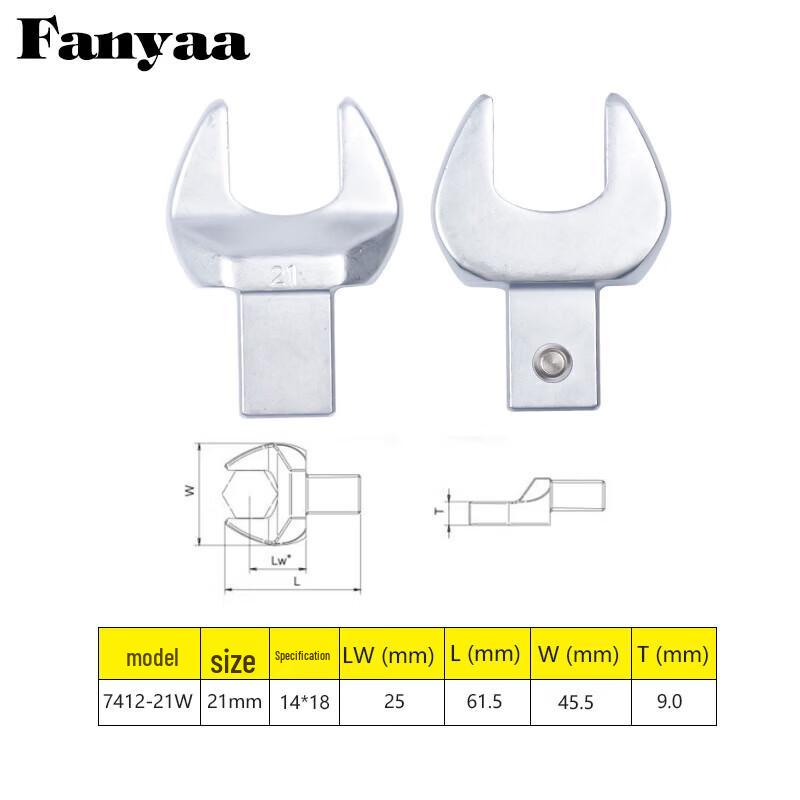 Clés dynamométriques Fanyaa Inserts à fourche